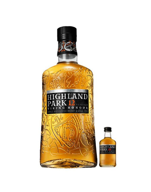 Do Not Use - Highland Park Single Malt Scotch Whiskey 12 year with 18 year 750 + 50ml