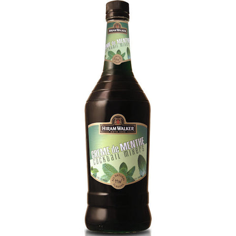 Hiram Walker Creme de Menthe Green Liqueur 1L bottle