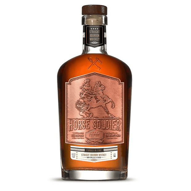 Horse Soldier Forged in Fire Reserve Barrel Strength Bourbon Uncut (Proof 123) 750 ml