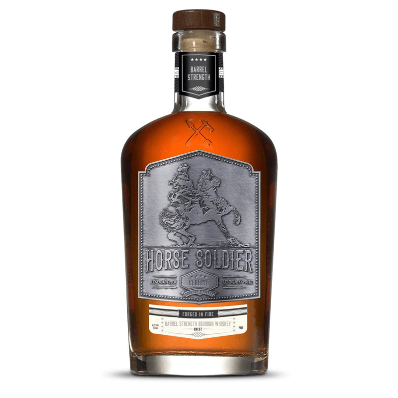 Horse Soldier Forged in Fire Reserve Barrel Strength Bourbon Uncut (Proof 123.9) 750 ml