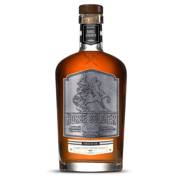 Horse Soldier Forged in Fire Reserve Barrel Strength Bourbon Uncut (Proof 123.9) 750 ml