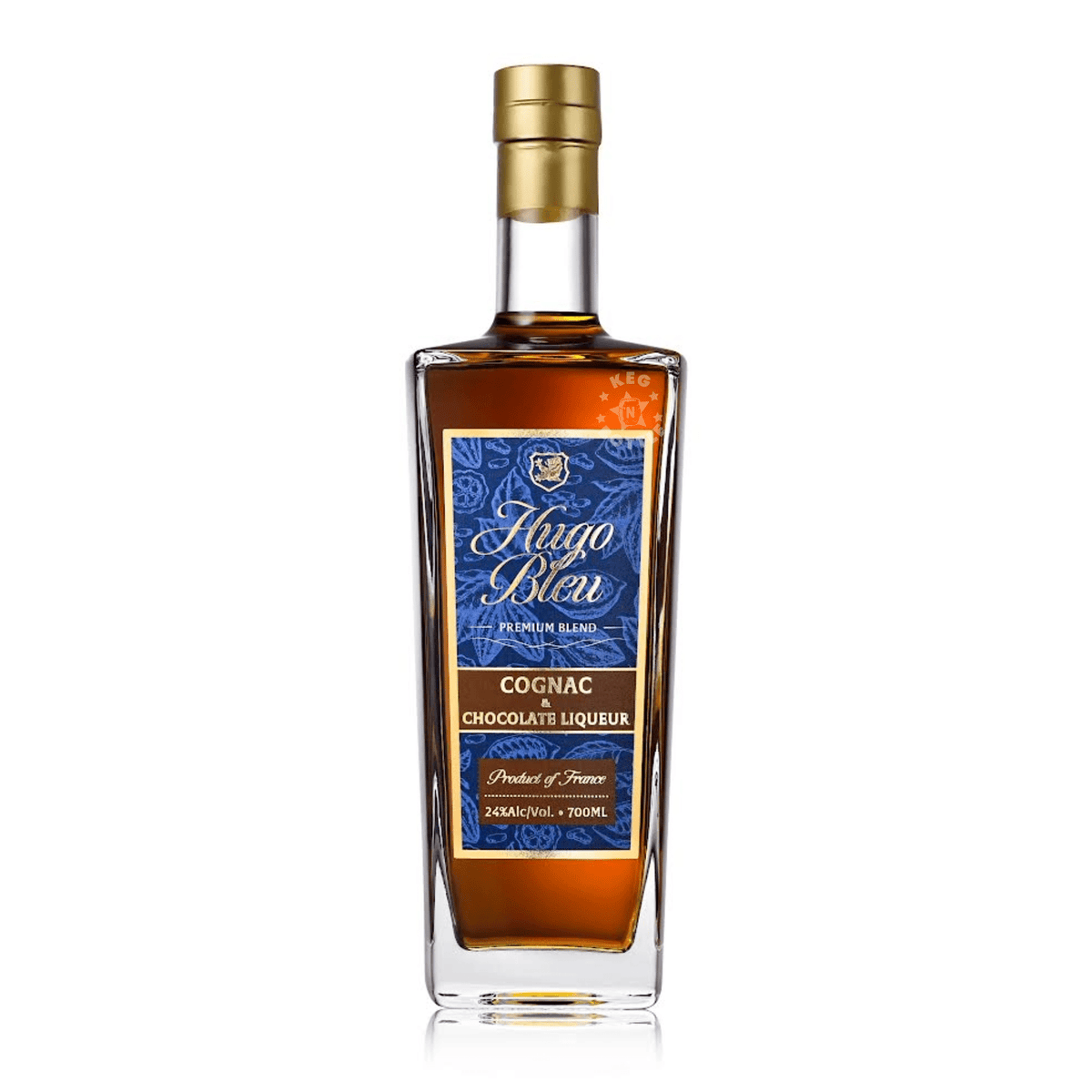 Hugo Bleu Cognac & Chocolate Liqueur 700ml bottle
