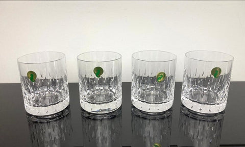 WATERFORD AVION DOUBLE OLD FASHIONED GLASSES