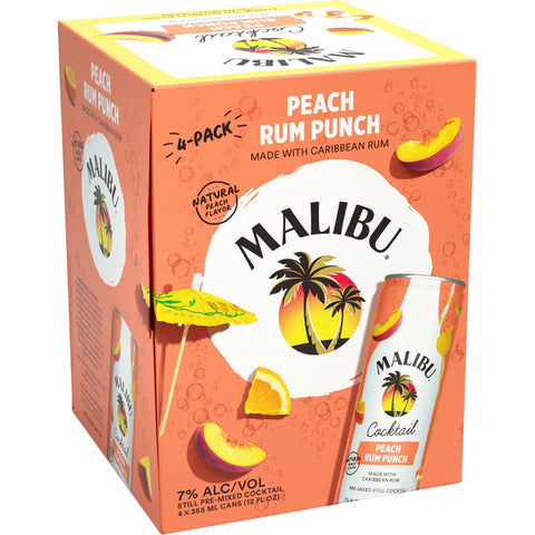 Malibu Rum Punch (4-pack) 355 ml