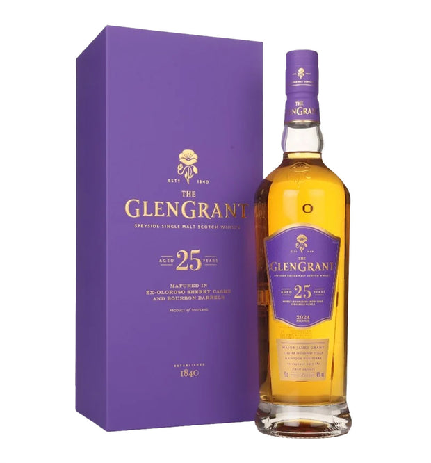 The GlemGrant Speyside Single Malt Scotch 25 year 750 ML