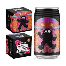 Grisly's Cosmic Black Aged Bourbon & Gourmet Cola (4 Pack) 4x355ml