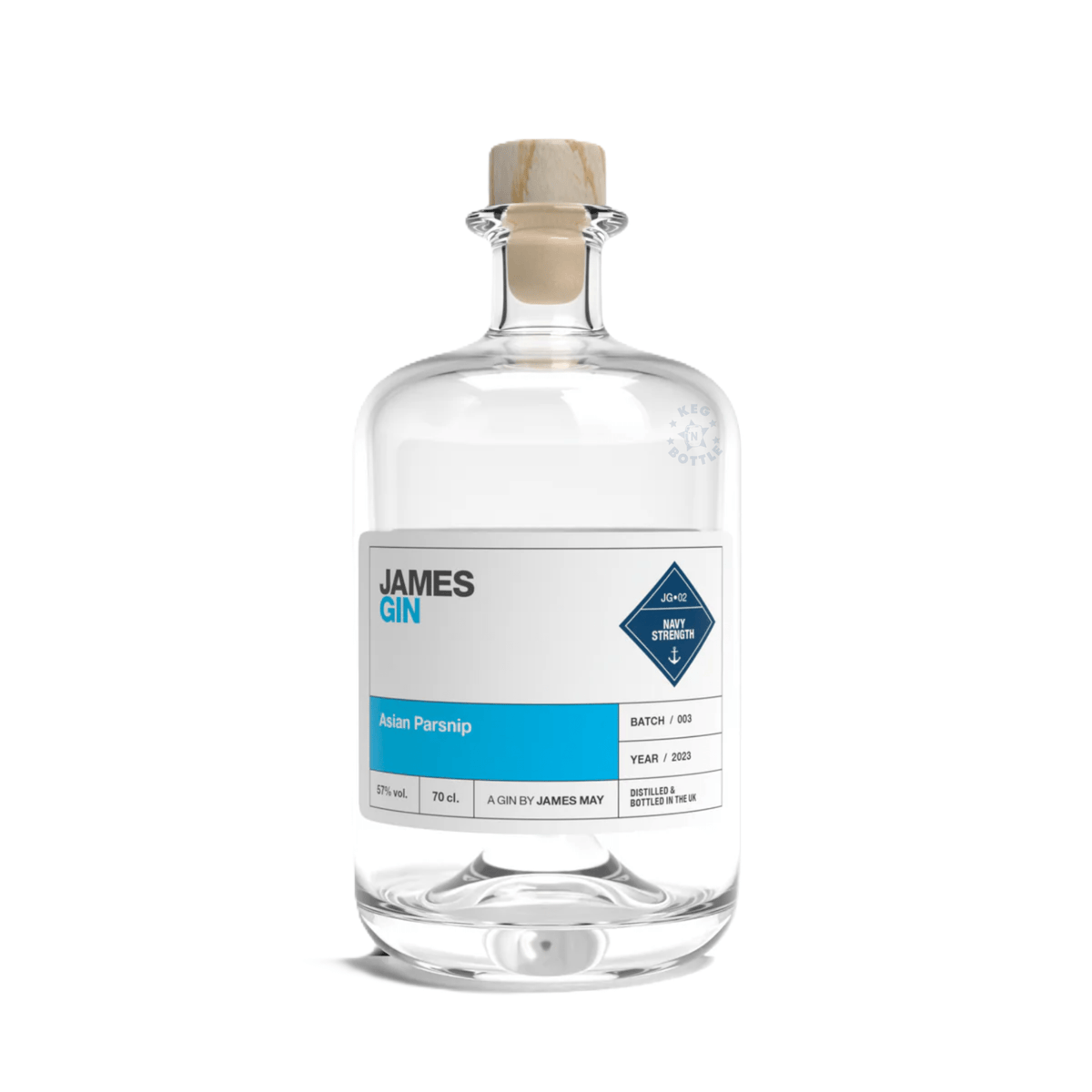 James Gin Asian Parsnip Navy Strength 700ml bottle