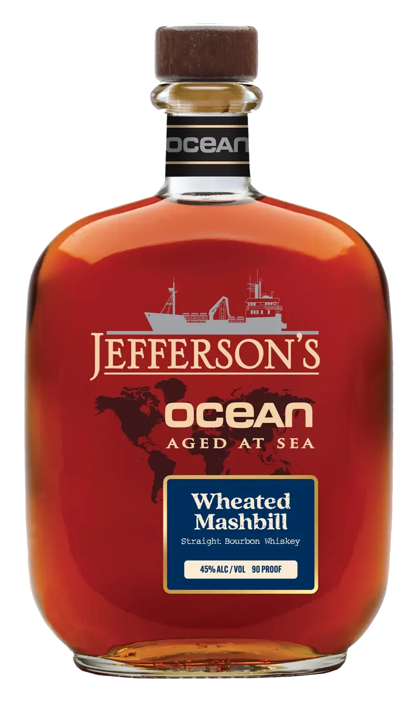 Jefferson's Ocean Aged at Sea Wheated Mashbill straight bourbon whiskey 90 proof 750ml