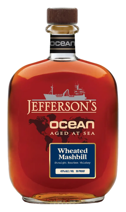 Jefferson's Ocean Aged at Sea Wheated Mashbill straight bourbon whiskey 90 proof 750ml