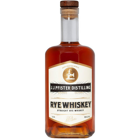 J.J Pfister Distilling Rye Straight Whiskey 750 ml