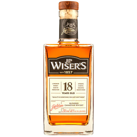Jp Wisers 18 year 750 ml