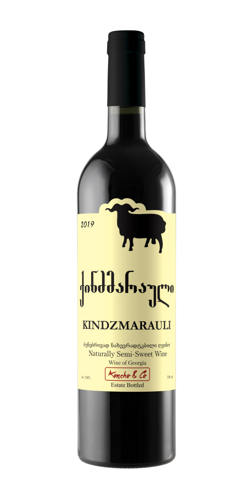 Qvevri Wine Georgia Koncho & Co Kindzmarauli 750ml bottle