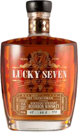 Lucky Seven The Frenchman single barrel Kentucky straight bourbon whiskey 750ml