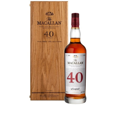 Macallan Red Collection 40 Yr Scotch 700ml