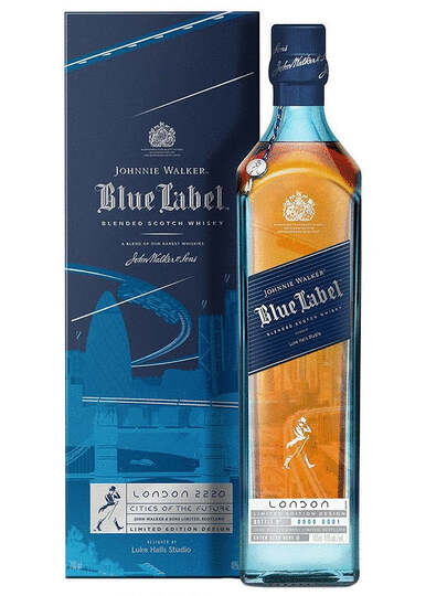 Johnnie Walker Blue Label Cities of the Future London 2220 Scotch Whisky 750 ML