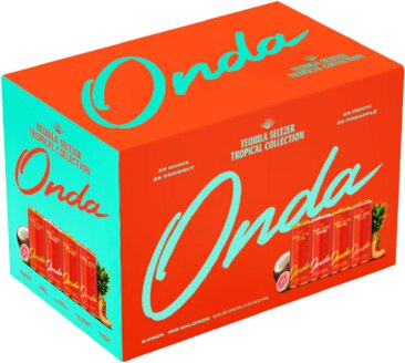 Onda Tequila Seltzer Tropical Collection (8 Pack) 355 ml