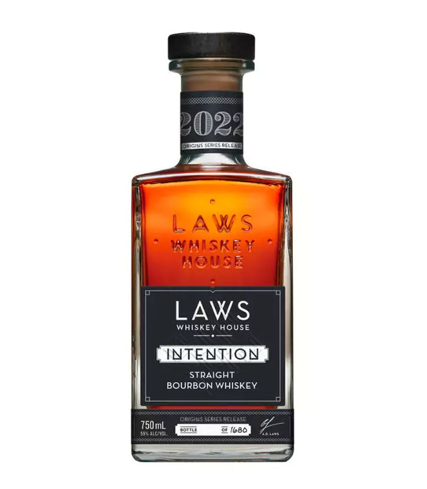 Laws Whiskey House Intention Straight Bourbon Origins Series Release 2022 750 ml