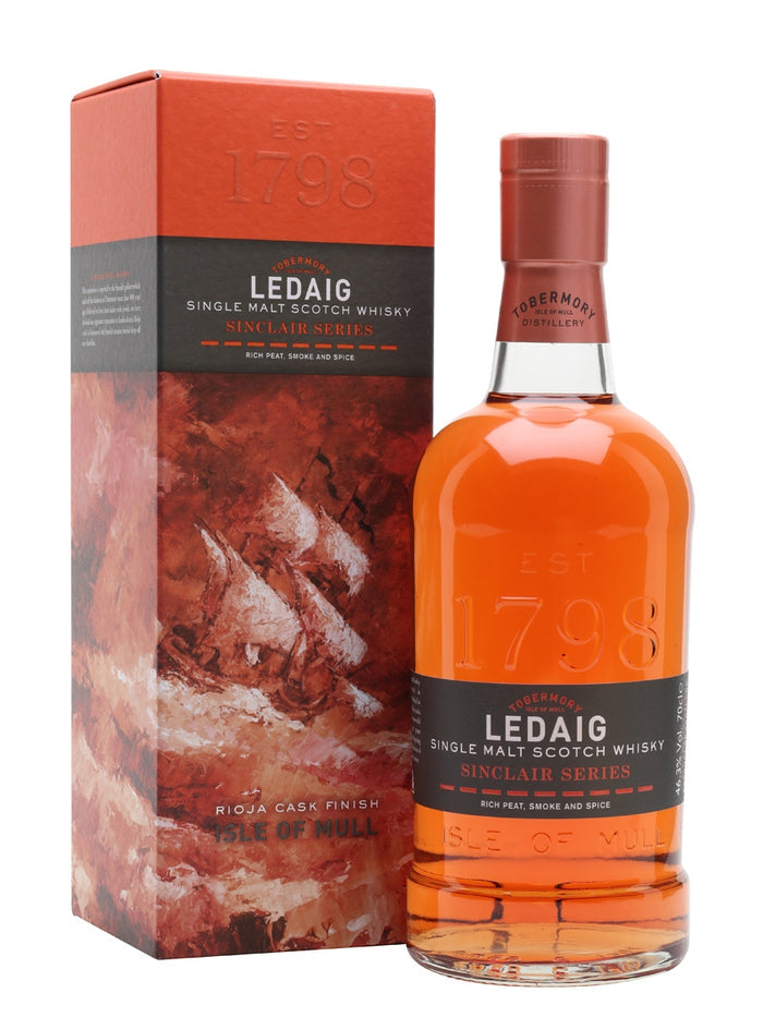 Ledaig Single Malt Scotch Sinclair Series Isle of Mule Rioja Cask Finish 700 ml