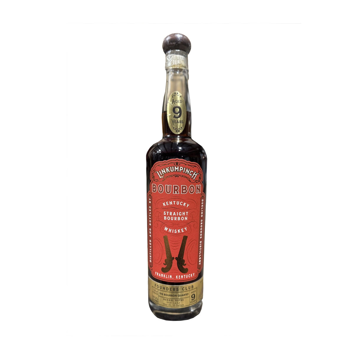 Linkumpinch Founders Club 9 Year Bourbon 750ml bottle
