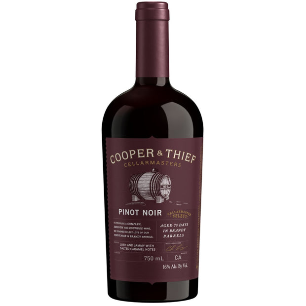 Cooper and Thief Brandy Barrel Aged Pinot Noir 750ml