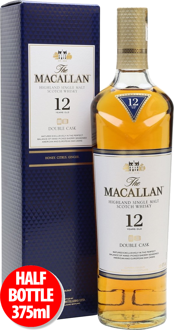 Maccallan Highland Single Malt Scotch Whiskey 375 ML