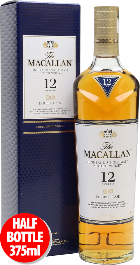 Maccallan Highland Single Malt Scotch Whiskey 375 ML