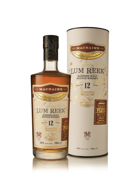 Macnairs Lum Reek Blended Malt Scotch Whisky Peated 12 year 700 ml