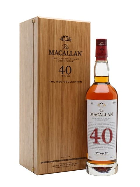 The Macallan Red Collection 40 Year Old Scotch Whisky 700ml