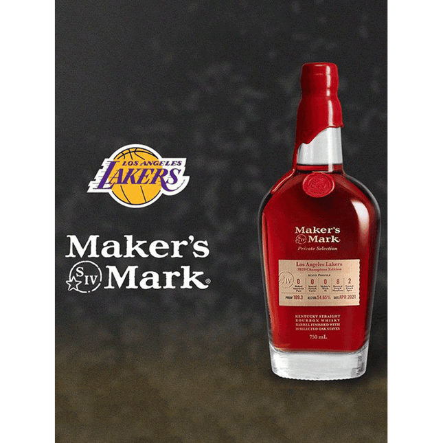 Makers Mark Los Angeles Lakers Champions Edition Bourbon 2020 750ml