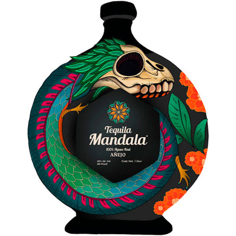 Tequila Mandala Dia De Los Muertos Limited Edition El Alebrije 1 L