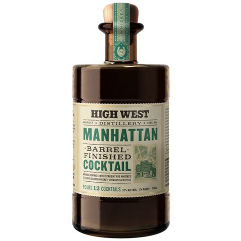 High West Manhattan Barrel Finished Cocktail 375 ML