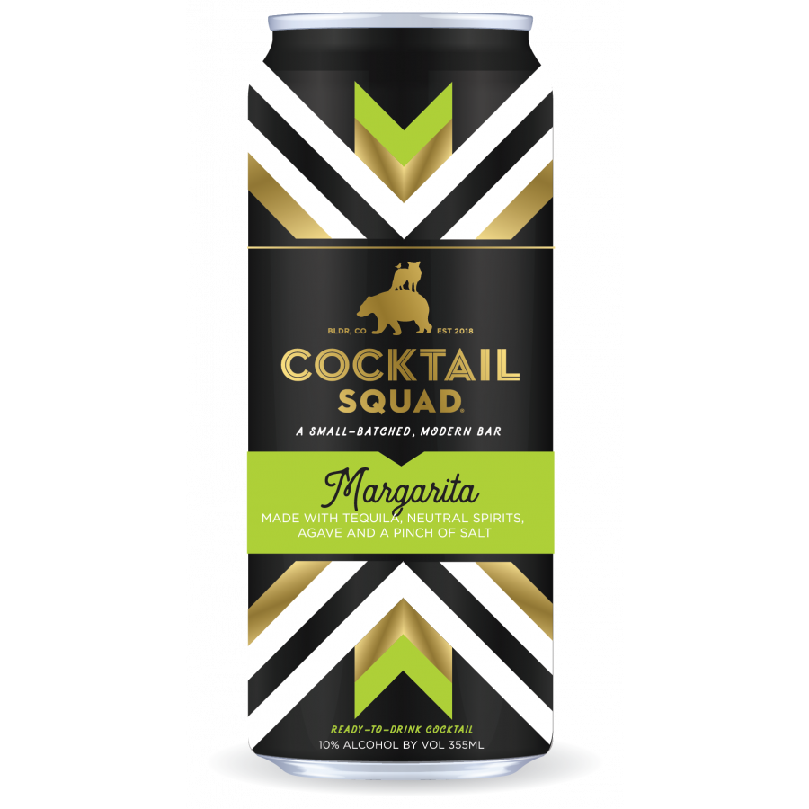 Cocktail Squad Cocktail Squad Margarita  (4 Pack) 355 ml