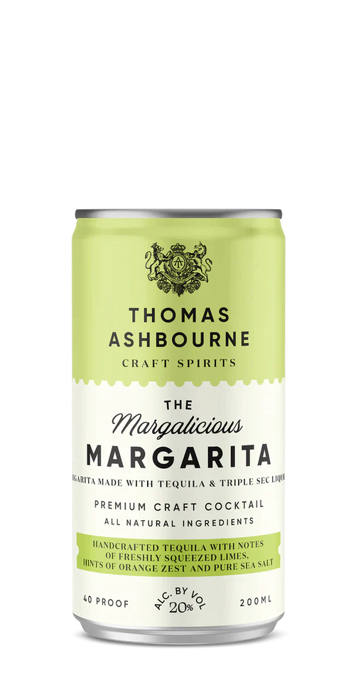 Thomas Ashborne Craft Spirits The Margalicious Margarita (4 Pack) 200ml