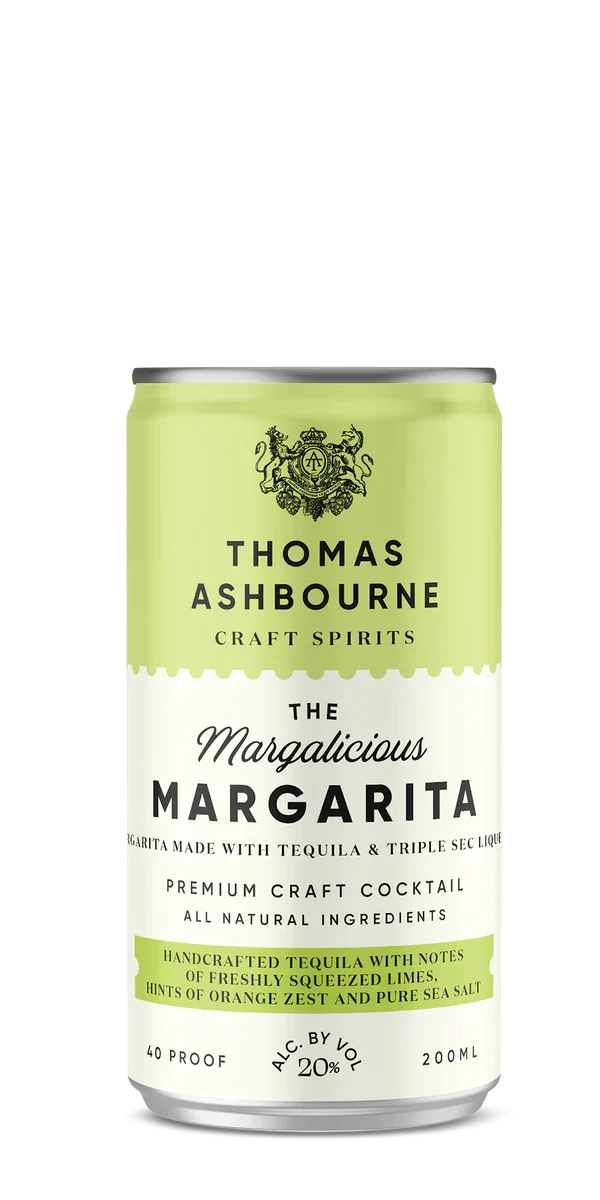 Thomas Ashborne Craft Spirits The Margalicious Margarita (4 Pack) 200ml