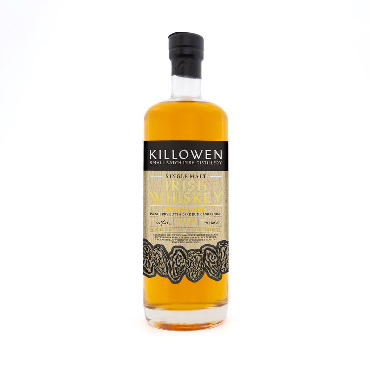 Killowen Rum & Raisin PX Sherry Single Malt Irish Whiskey 700ml bottle