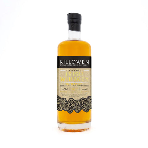 Killowen Rum & Raisin PX Sherry Single Malt Irish Whiskey 700ml bottle