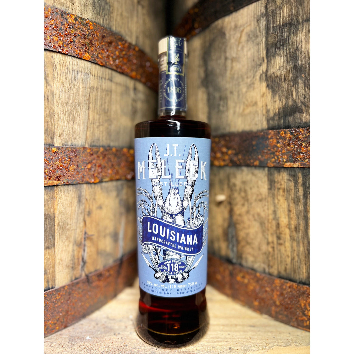 J.T Meleck Distillers Louisiana High Proof 750 ML
