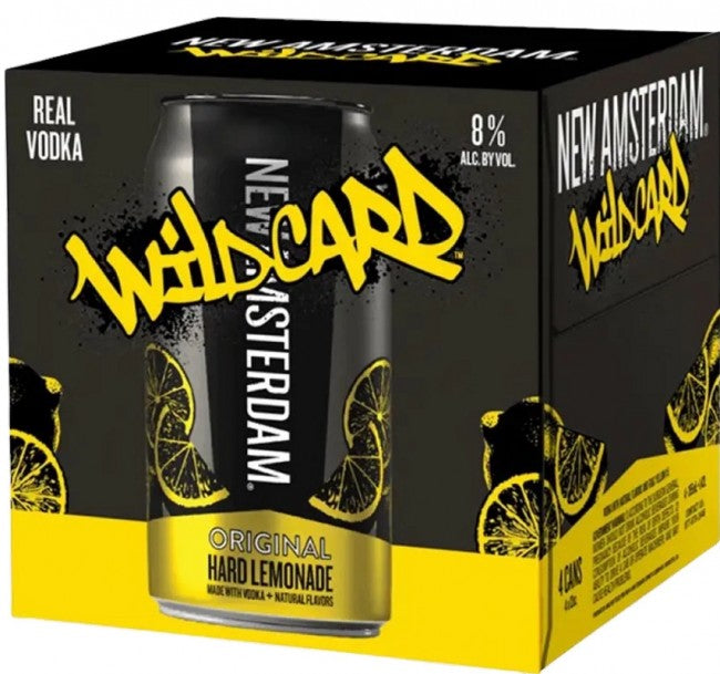 New Amsterdam Vodka Wildcard Original Lemonade (4pack) 355ml