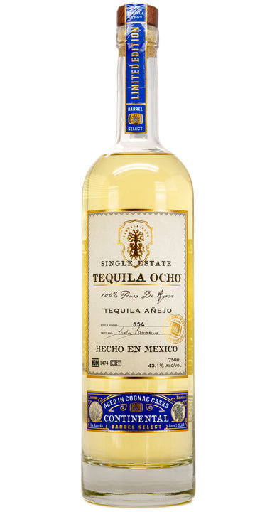 TEQUILA OCHO Single State Continental Barrel Select Limited Edition 750 ml
