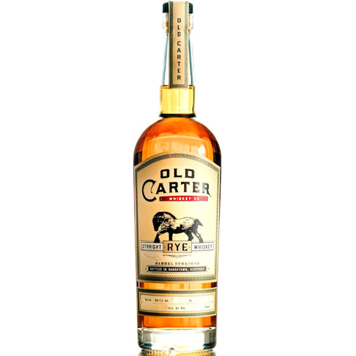 Old Carter Straight Rye Whiskey #12 750 ml