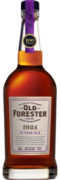 Old Forester Kentucky Straight Bourbon 1924 10 year 750 ML