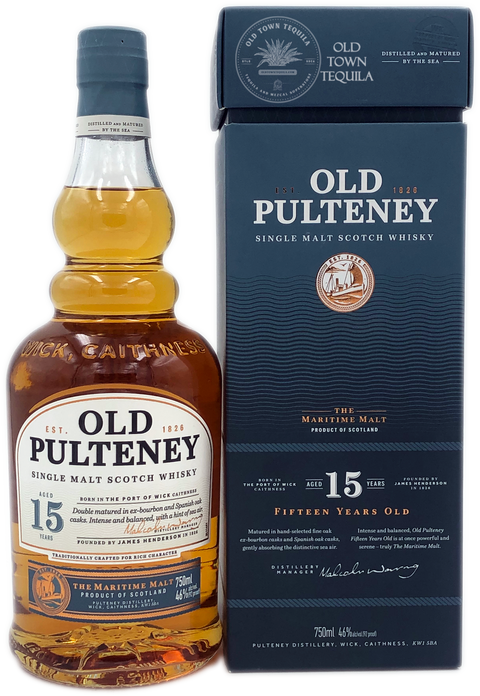 Old Pulteney Single Malt Scotch 15 year 750 ml