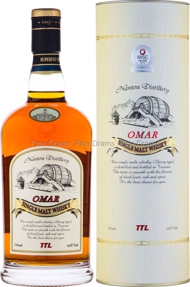 Nantou Distillery Omar Single Malt Whiskey SHERRY Type 700 ml