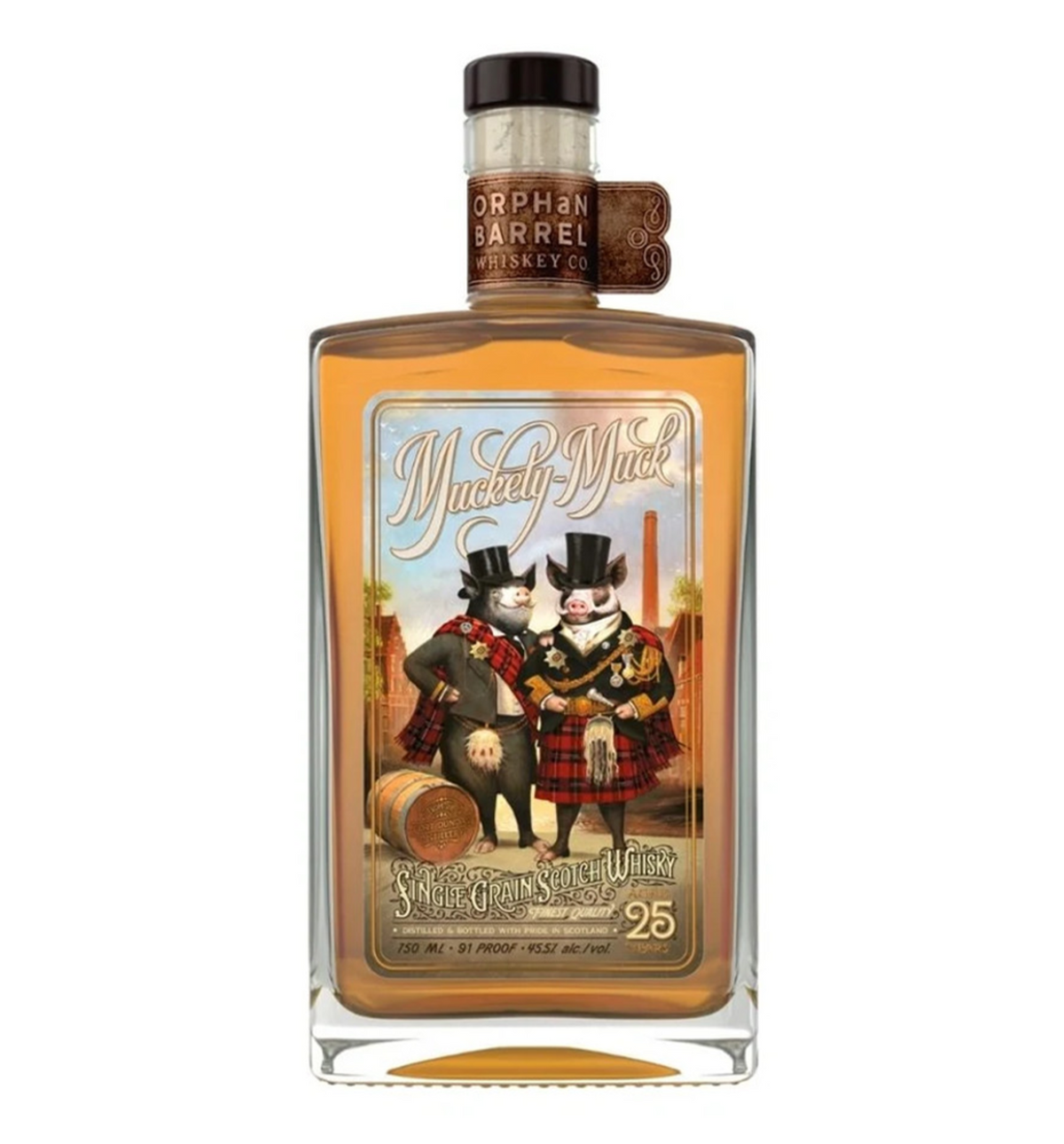 Muckety Muck Muckety Muck Orphan Barrel Single Grain Scotch Whiskey 91 Proof 750 ml
