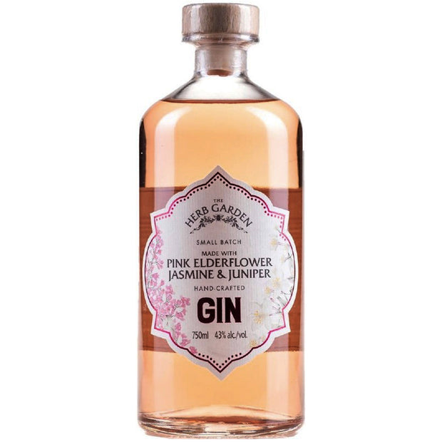 The Herb Garden Pink Elderflower & Jasmine Gin 750ml