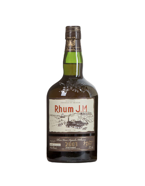 Rhum J.M Vieux Agricole Millesime 2003 10 year 750 ml