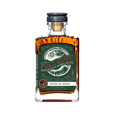Full Curl Straight Rye Small Batch 8 Year 750ml bottle