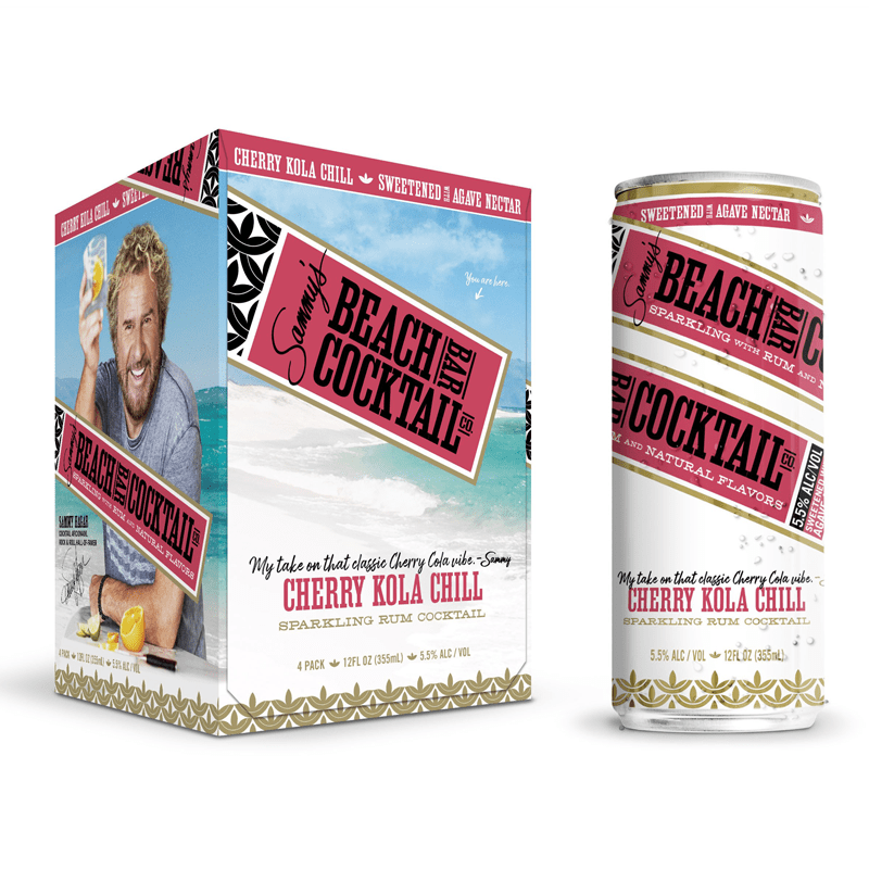 Sammys Beach Bar Cocktail Cherry Kola Chill (4 Pack) 355 ml