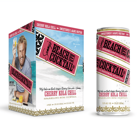 Sammys Beach Bar Cocktail Cherry Kola Chill (4 Pack) 355 ml