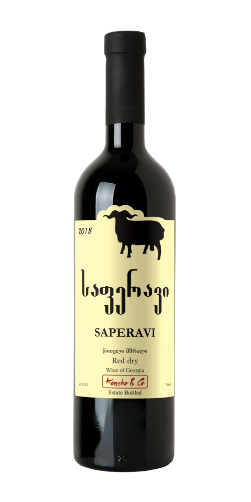 Koncho & Co Saperavi Qvevri Wine Georgia 750ml bottle